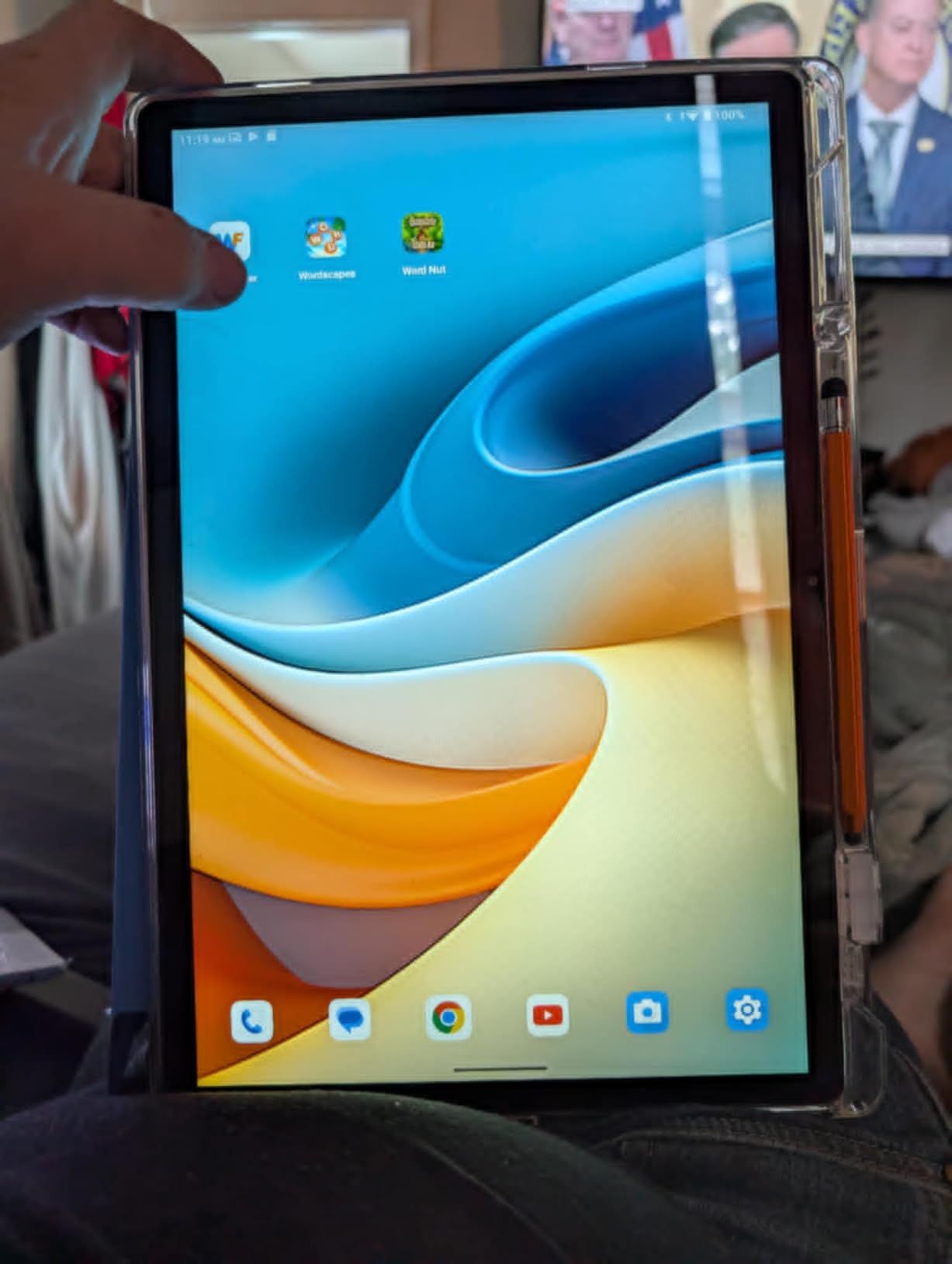 14 inch Large Screen Tablet, Android 15 Tablet 16GB RAM 256GB ROM, 1920 * 1200 IPS FHD Display, Widevine L1, 10000mAh 18W Charging, Wi-Fi & Bluetooth, 4G LTE, with Stand Case & Stylus - Customer Photo 2