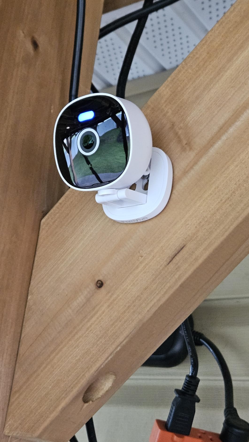 2K Security Camera, Outdoor/Indoor for Home, Pet, Baby, Nanny, IP65 Wterproof Color Night Vision, White Light & Siren, Recording, Motion Detection, Compatible with Alexa,Black-4P - Customer Photo 2