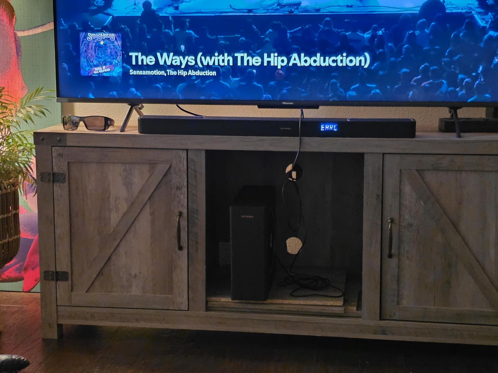 ULTIMEA 5.1.2ch Sound Bar with Dolby Atmos, Surround Sound System for TV with 2 Surround Speakers, Sound Bar for Smart TV, Soundbar for Home Theater, BT 5.4, HDMI eARC, Skywave F40 (New, 2025 Model) - Customer Photo 1