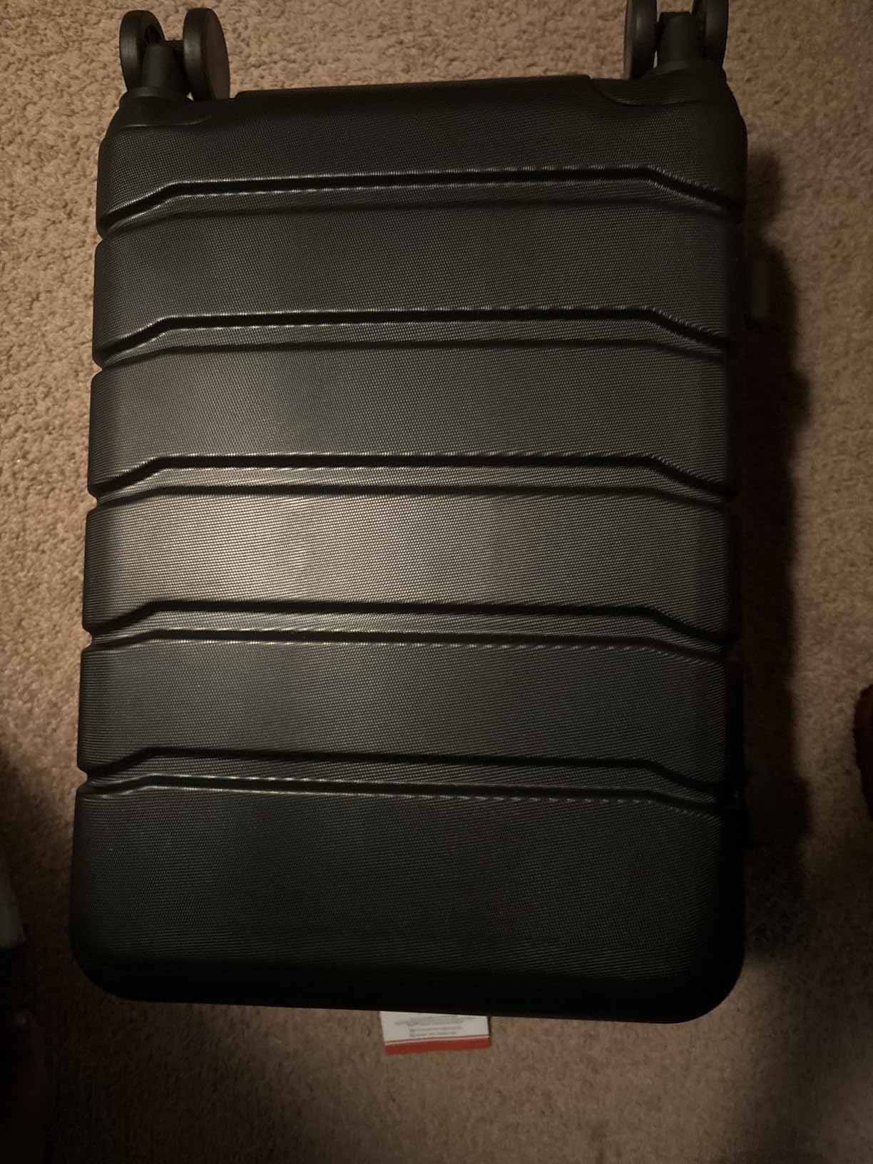 Sweetcrispy Luggage Spinner Wheels Lightweight Expandable Travel Hard Shell Suitcases with TSA Lock, Navy Blue, 3-PCS Set (20/24/28 inch) - Customer Photo 2