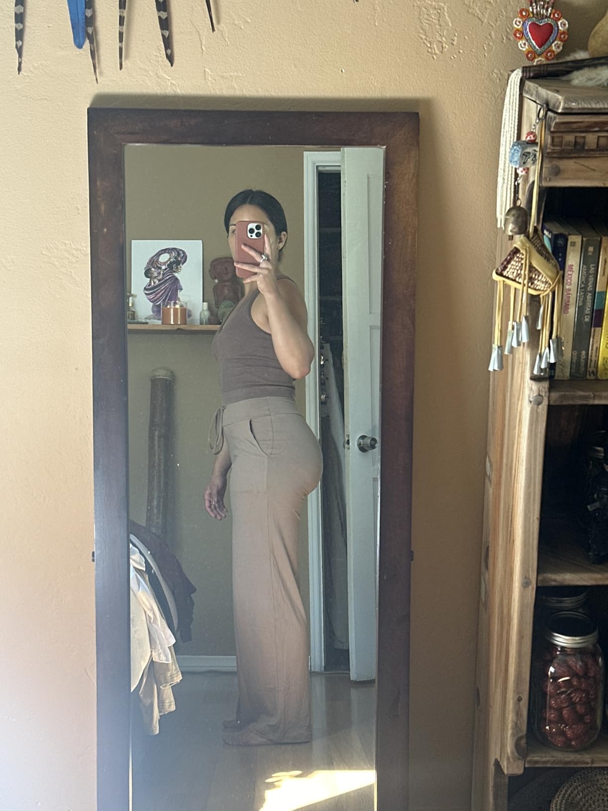 Showitty 3 Pack Women's Wide Leg Pants with Pockets, Causal Loose Pajama Palazzo Trousers Sweatpants for Yoga Lounge - Customer Photo 1