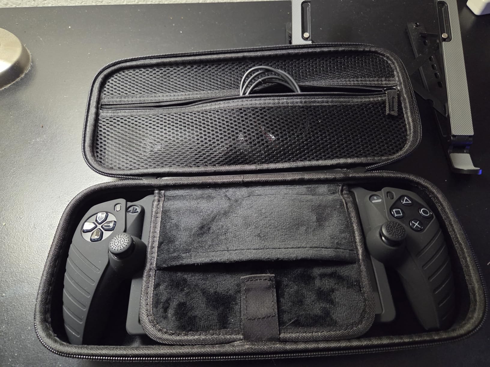 FUNLAB Case Accessories for Playstation Portal Compatible with Ps Portal Cover Bundle, Slim Carrying Case for Ps5 Portal with Silicone Protective Cover, Screen Protector, 4 Thumb Grips - Black Customer Review FUNLAB Case Accessories for Playstation Portal Compatible with Ps Portal Cover Bundle, Slim Carrying Case for Ps5 Portal with Silicone Protective Cover, Screen Protector, 4 Thumb Grips - Black - Customer Photo 1