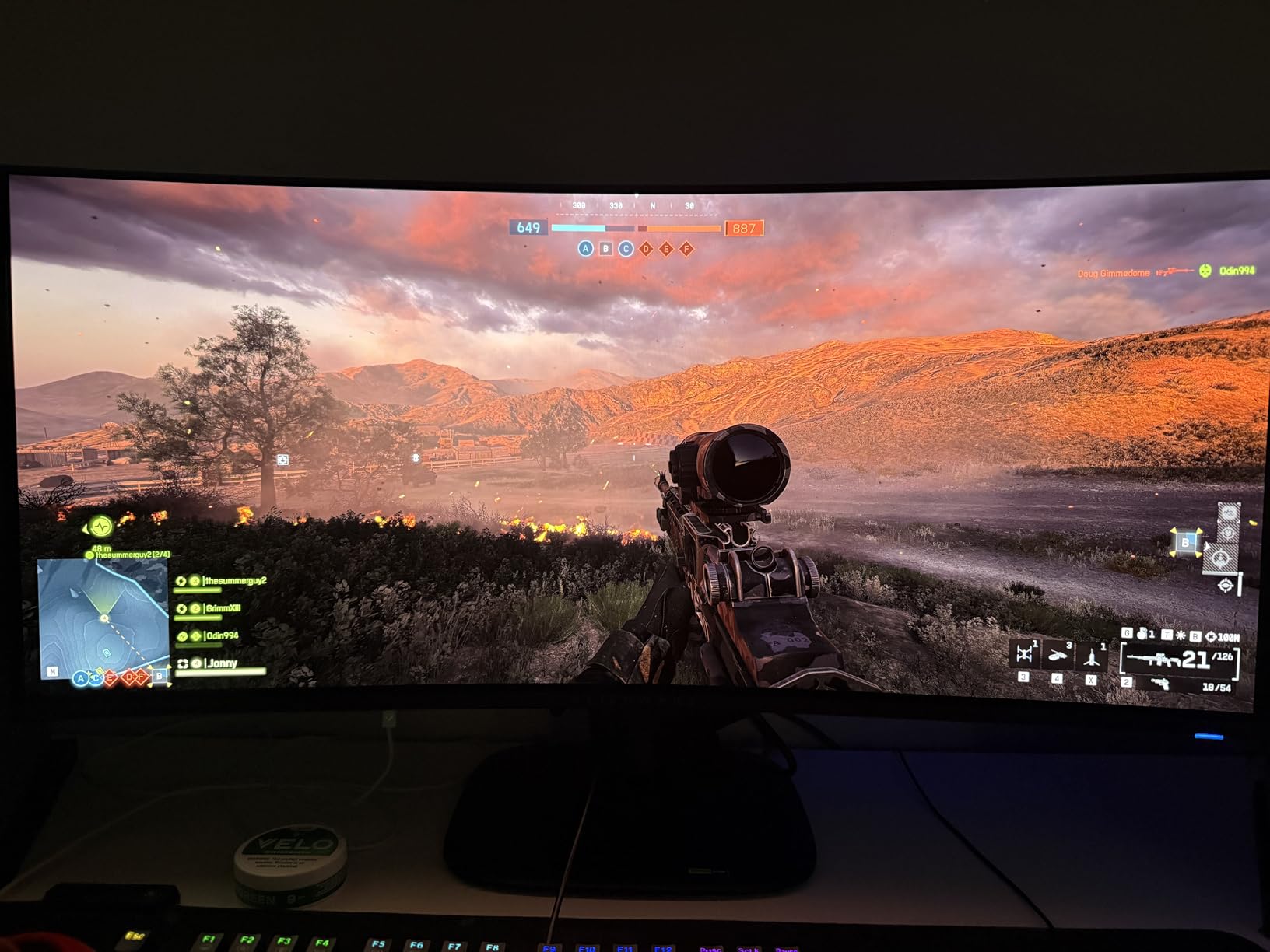 34 240Hz QD-OLED Curved Gaming Monitor - AW3425DW - 34.2-inch WQHD (3440 x 1440) 240Hz 0.03ms Display, 1800R Curve, AMD FreeSync Premium Pro, VESA AdaptiveSync, VESA DisplayHDR TrueBlack 400 - Customer Photo 2