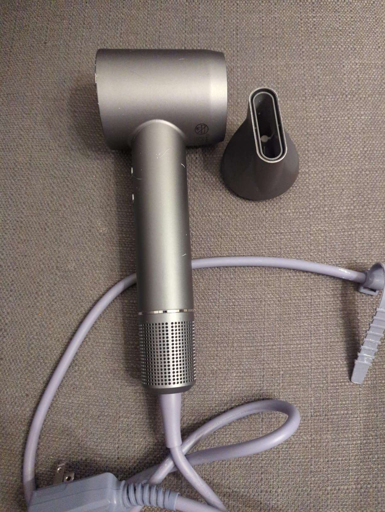 Hair Dryer - 1 Min Fast Drying, High-Speed Blow Dryer with 500 Million Negative Ions, No Heat Damage, Low Noise, Professional Hairdryer with Diffuser & Nozzle, Gunmetal, Hair Dryer Concentrator Nozzle - Customer Photo 4