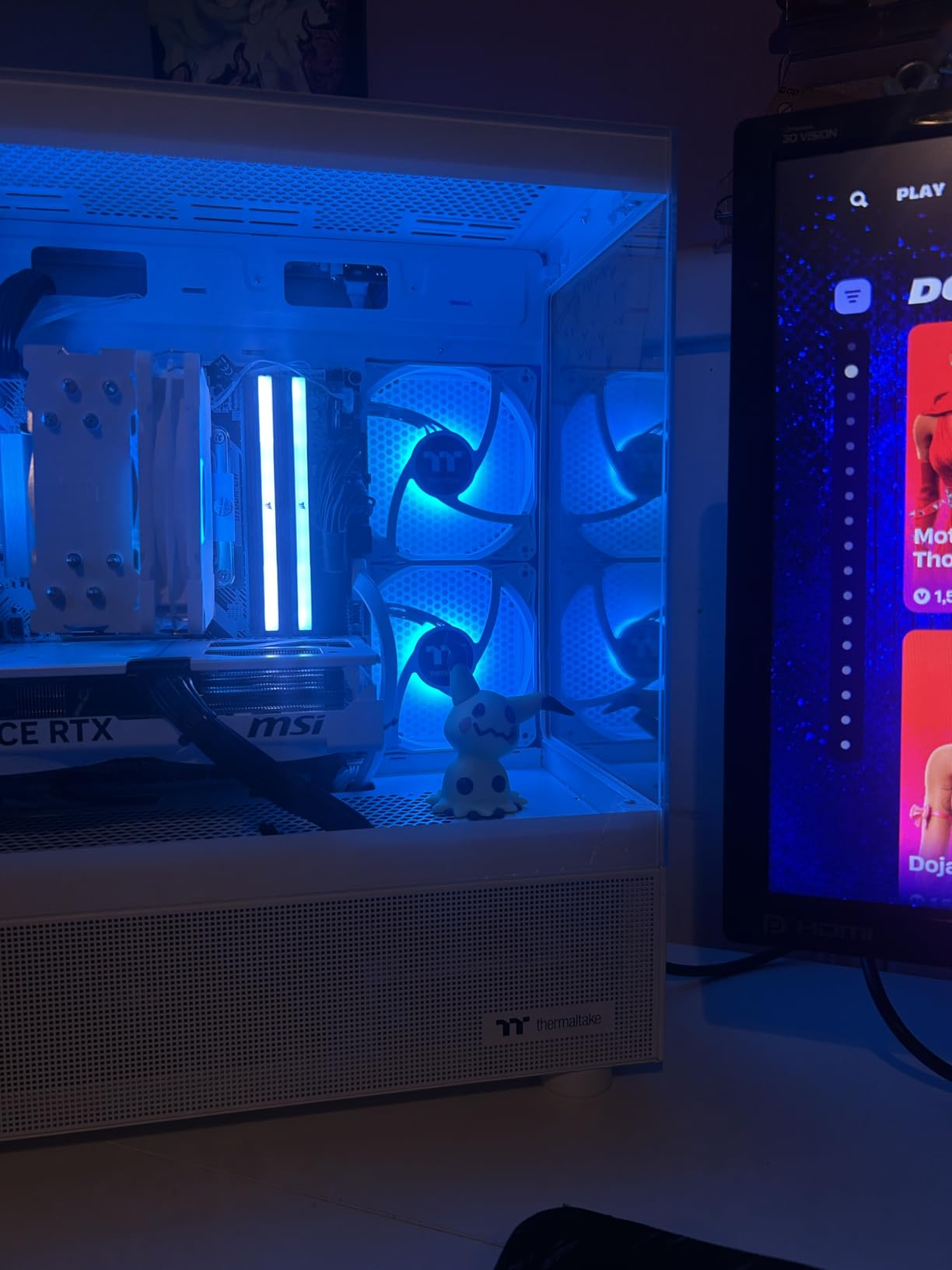 Thermaltake LCGS Quartz i1460 Gaming Desktop (Intel Core™ i5-14400F, ToughRam DDR4 3600Mhz 16GB RGB Memory, NVIDIA GeForce® RTX 5060, 1TB NVMe M.2, WiFi, Windows 11) S2QT-B760-560-LCS - Customer Photo 1