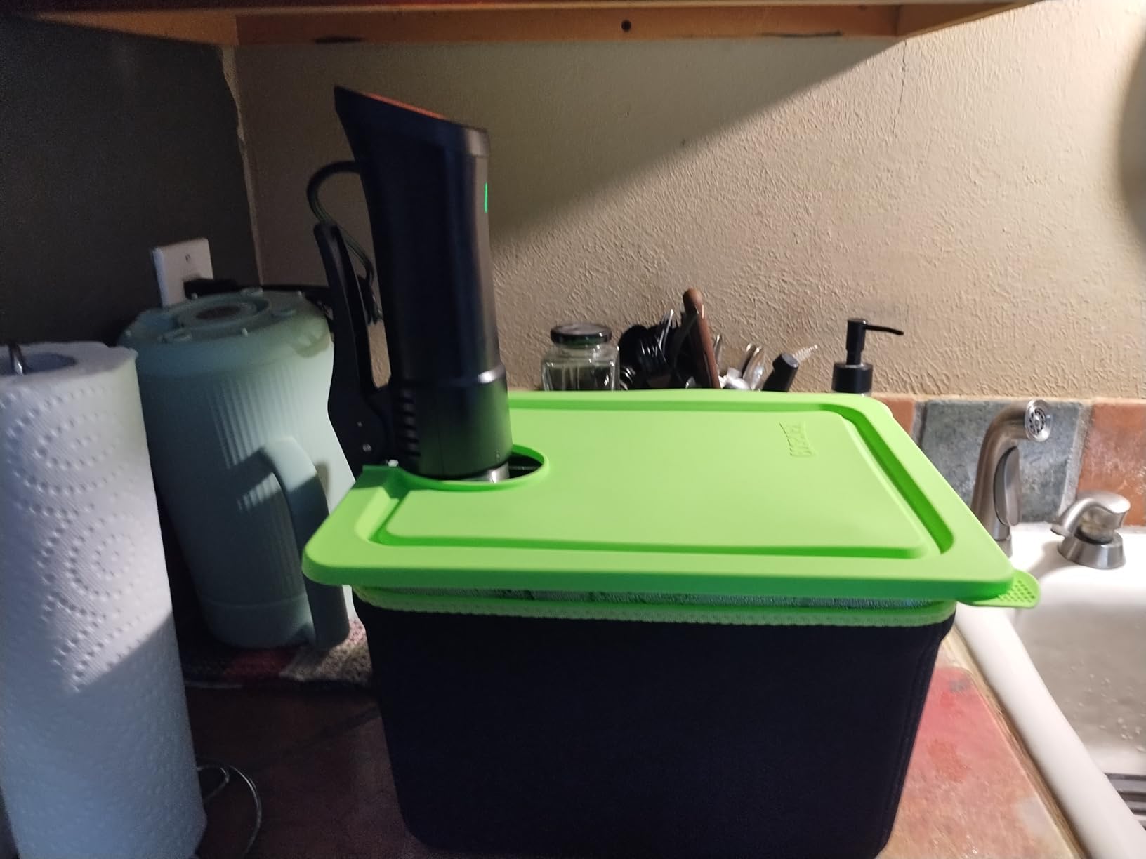 2.4G WIFI Sous Vide Cooker INKBIRD Sous Vide Machine with APP Control, 1000 Watts Immersion Circulator with APP Recipes Timer Alarm Mobile Notification, 3D Water Fast Heating Ultra-Quiet - Customer Photo 1