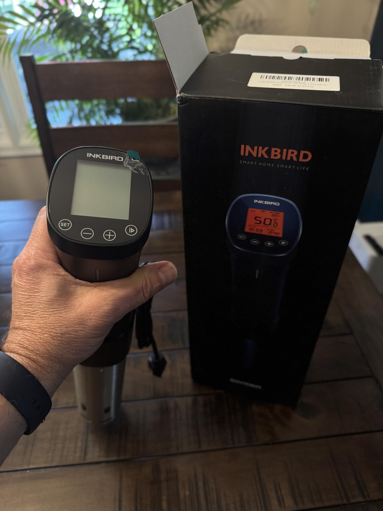 2.4G WIFI Sous Vide Cooker INKBIRD Sous Vide Machine with APP Control, 1000 Watts Immersion Circulator with APP Recipes Timer Alarm Mobile Notification, 3D Water Fast Heating Ultra-Quiet - Customer Photo 3