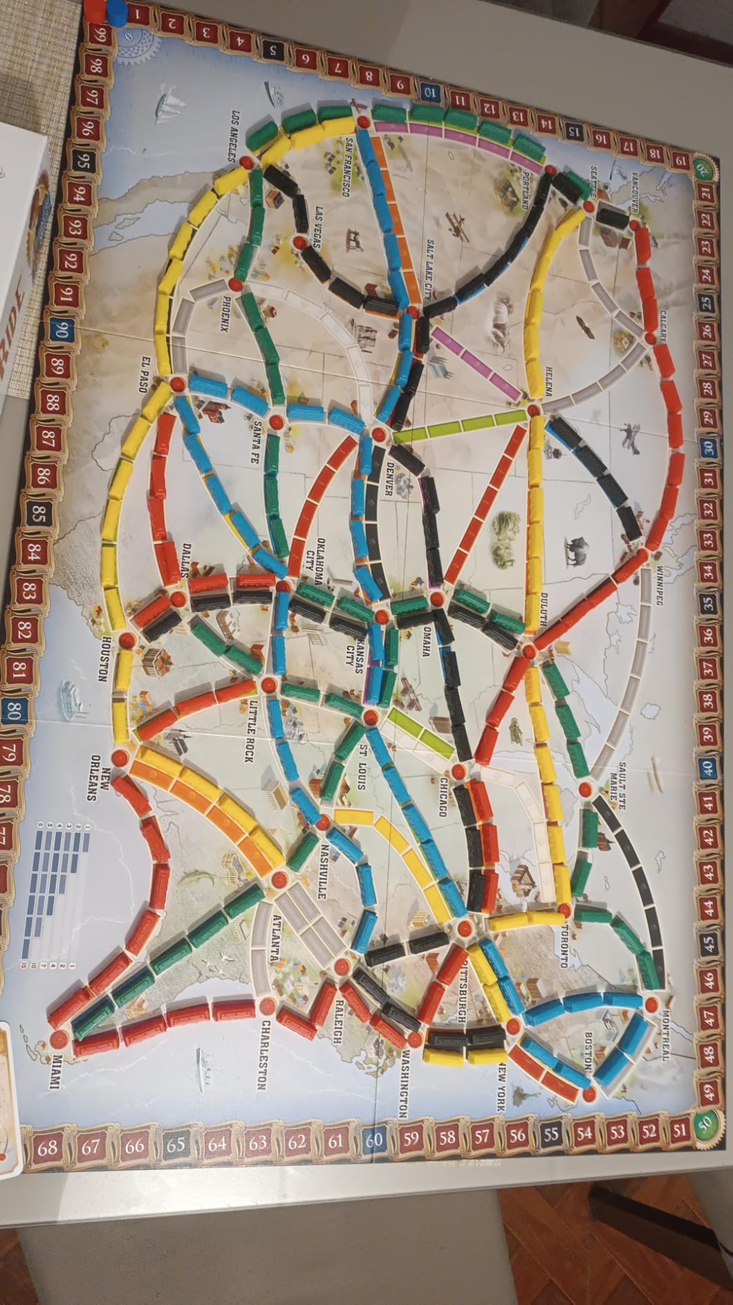 Asmodee Ticket to Ride Board Game (2025 Refresh) - A Cross-Country Train Adventure for Friends and Family, Strategy Game for Kids & Adults, Ages 8+, 2-5 Players, 30-60 Minute Playtime - Customer Photo 1
