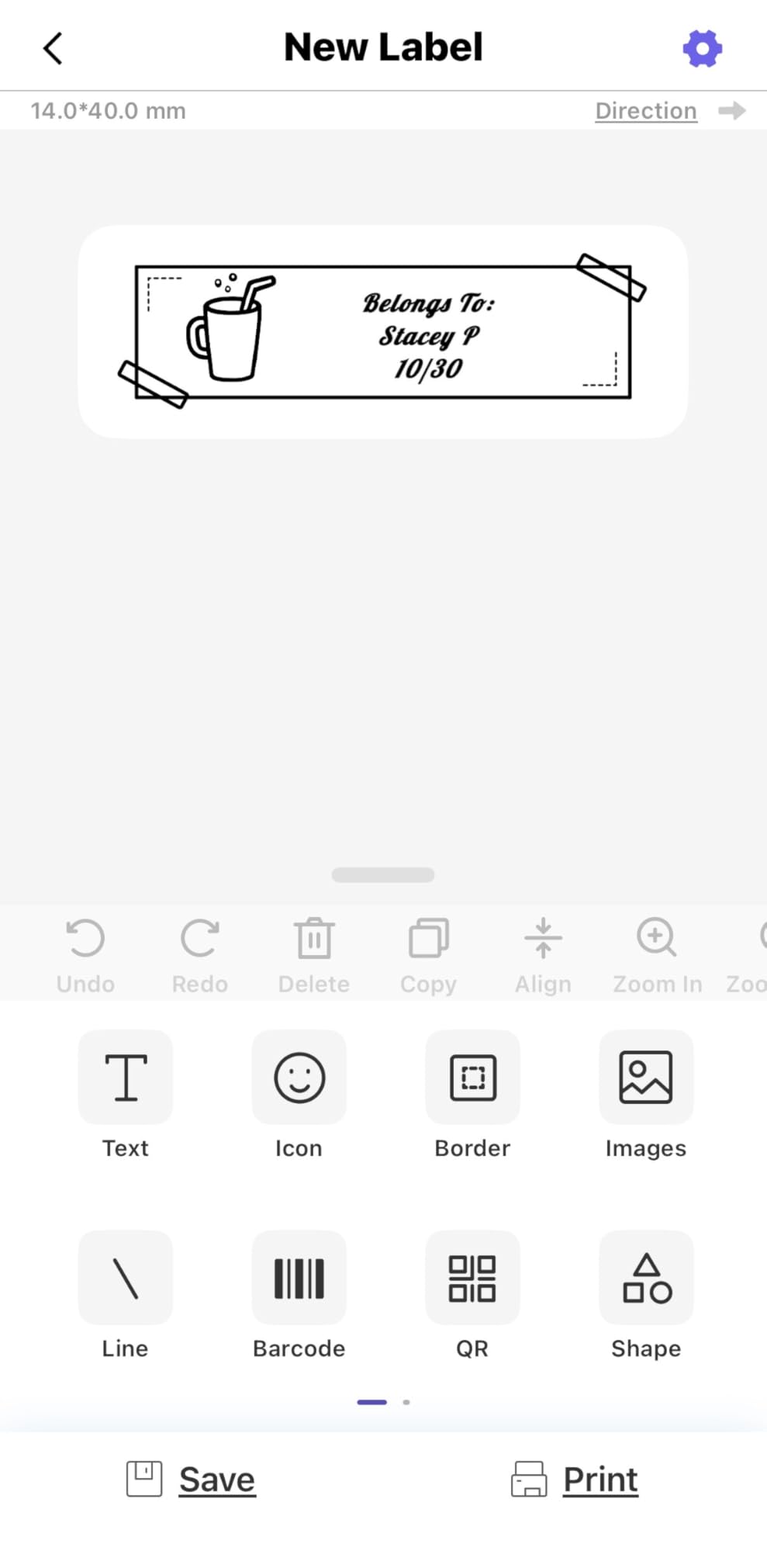 Label Maker Machine with Tape, N12 Portable Bluetooth Label Printer, Wireless Mini Label Makers Thermal Sticker with Multiple Templates for Home, Kitchen, School, Office Organization, Green Customer Review Label Maker Machine with Tape, N12 Portable Bluetooth Label Printer, Wireless Mini Label Makers Thermal Sticker with Multiple Templates for Home, Kitchen, School, Office Organization, Green - Customer Photo 1