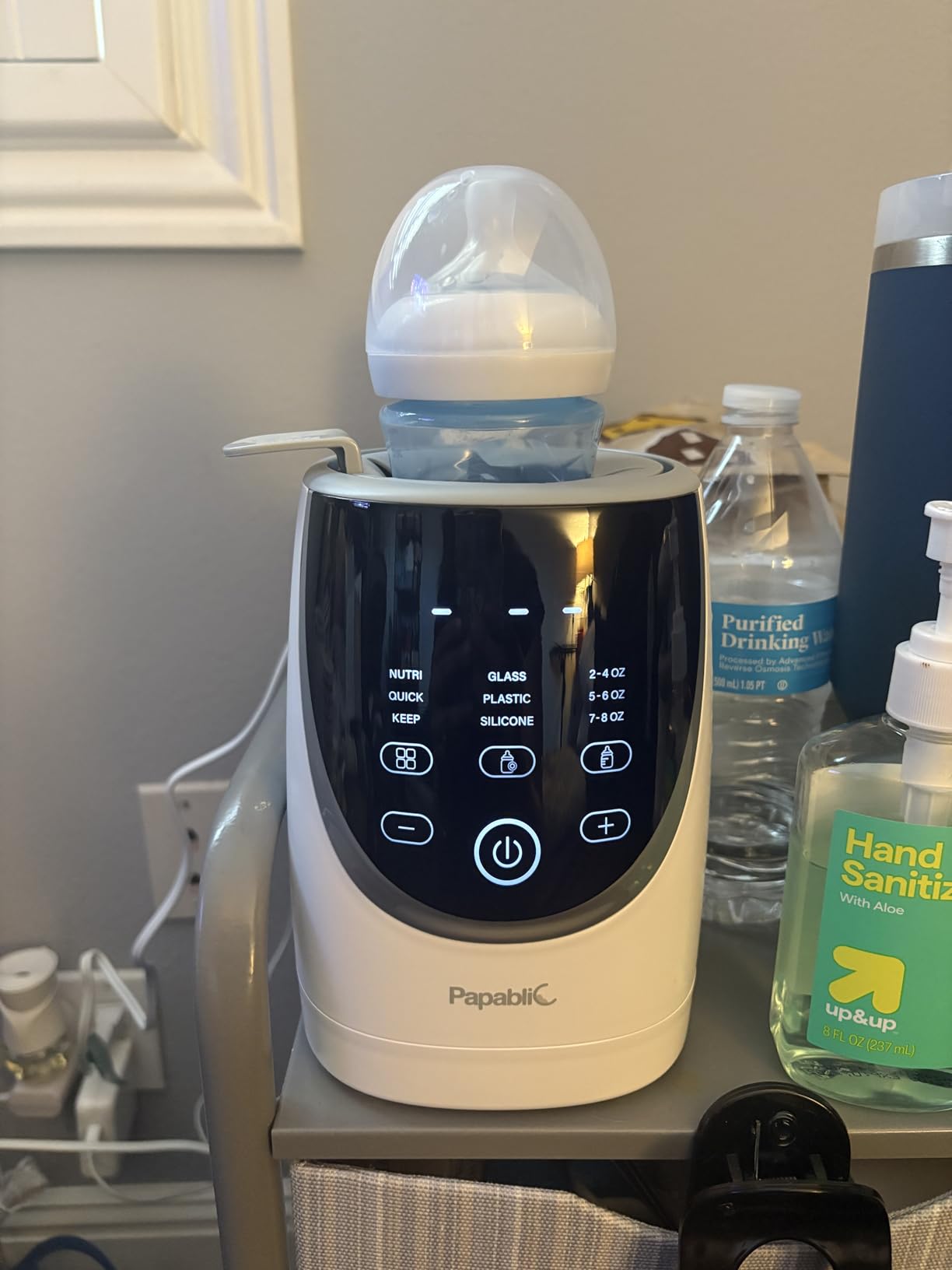 Papablic NutriWarm™ Swirlable Bottle Warmer – Advanced Nutrient-Preserving Warming Technology, Fast and Even Warming for Breastmilk & Formula, Precise Temperature Control, Easy to Use - Customer Photo 3