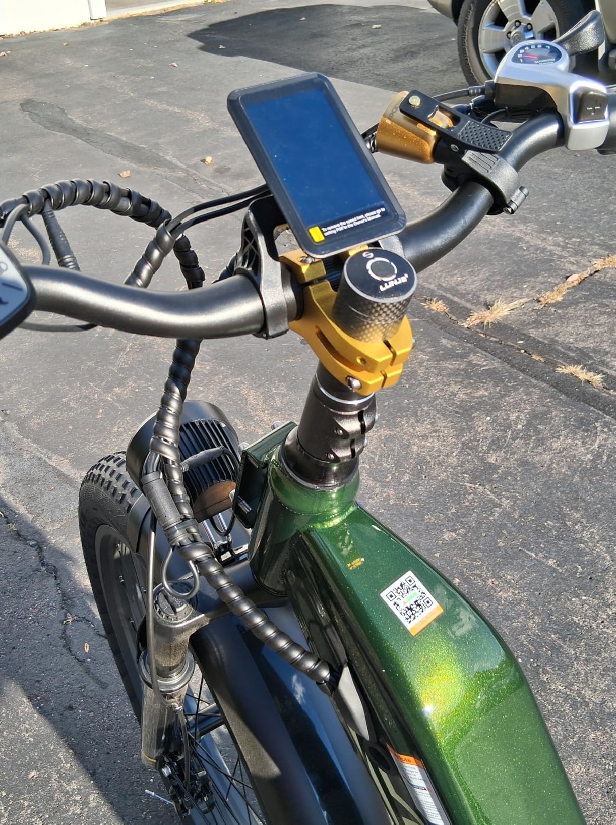 Aipas M1 Pro Electric Bike, 1800W Peak Motor Electric Bike for Adults, 48V 17.5Ah, 26'' x 4.0'' Fat Tire Electric Mountain Bike, Ebike with 85 Miles, 36MPH, 7 Speed 110Nm and Dual Suspension - Customer Photo 2