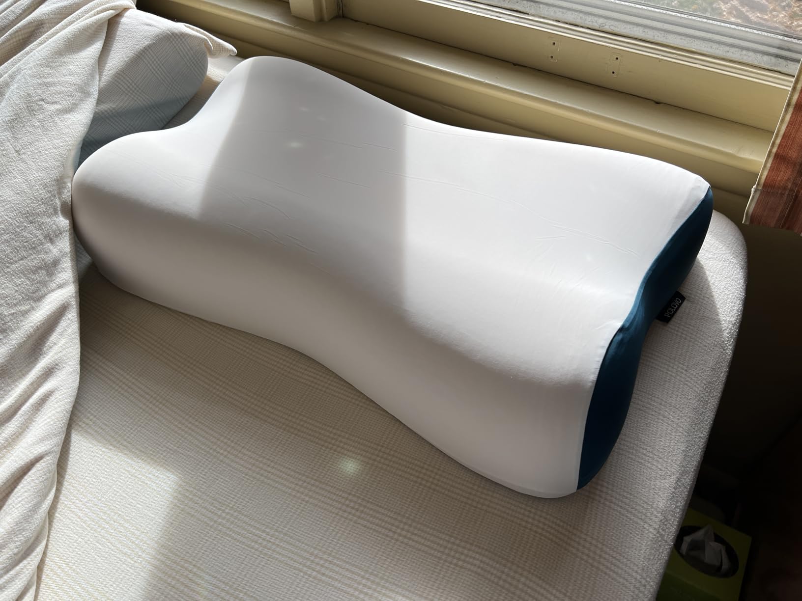 Cervical Neck Pillow, Contour Memory Foam Pillows for Neck Pain Relief, Ergonomic Pillow for Sleeping, Orthopedic Bed Pillow Neck Support Pillow for Side Back Stomach Sleepers with Cooling Pillowcase - Customer Photo 1