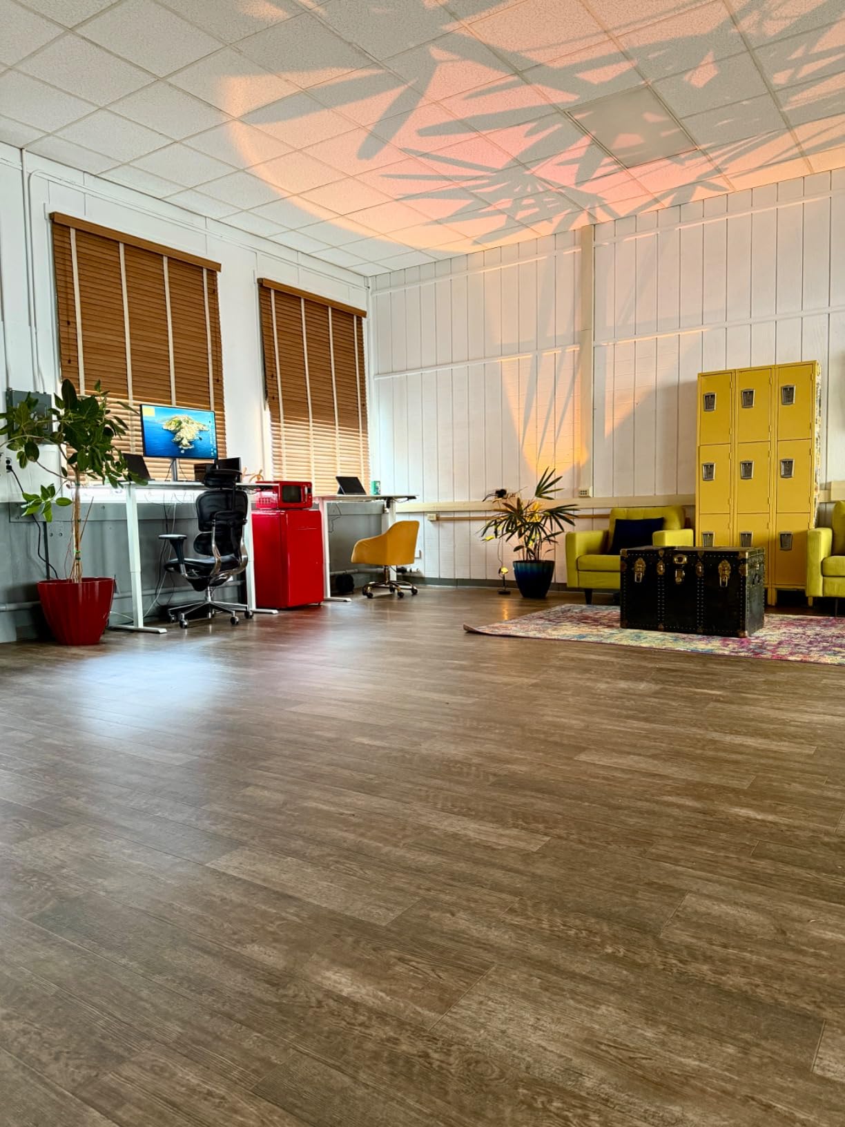 Veken 55 x 28 Inch Electric Standing Desk with Adjustable Height, Sit to Stand Computer Table for Study, Work or Gaming, Home Office Desk White Customer Review Veken 55 x 28 Inch Electric Standing Desk with Adjustable Height, Sit to Stand Computer Table for Study, Work or Gaming, Home Office Desk White - Customer Photo 1