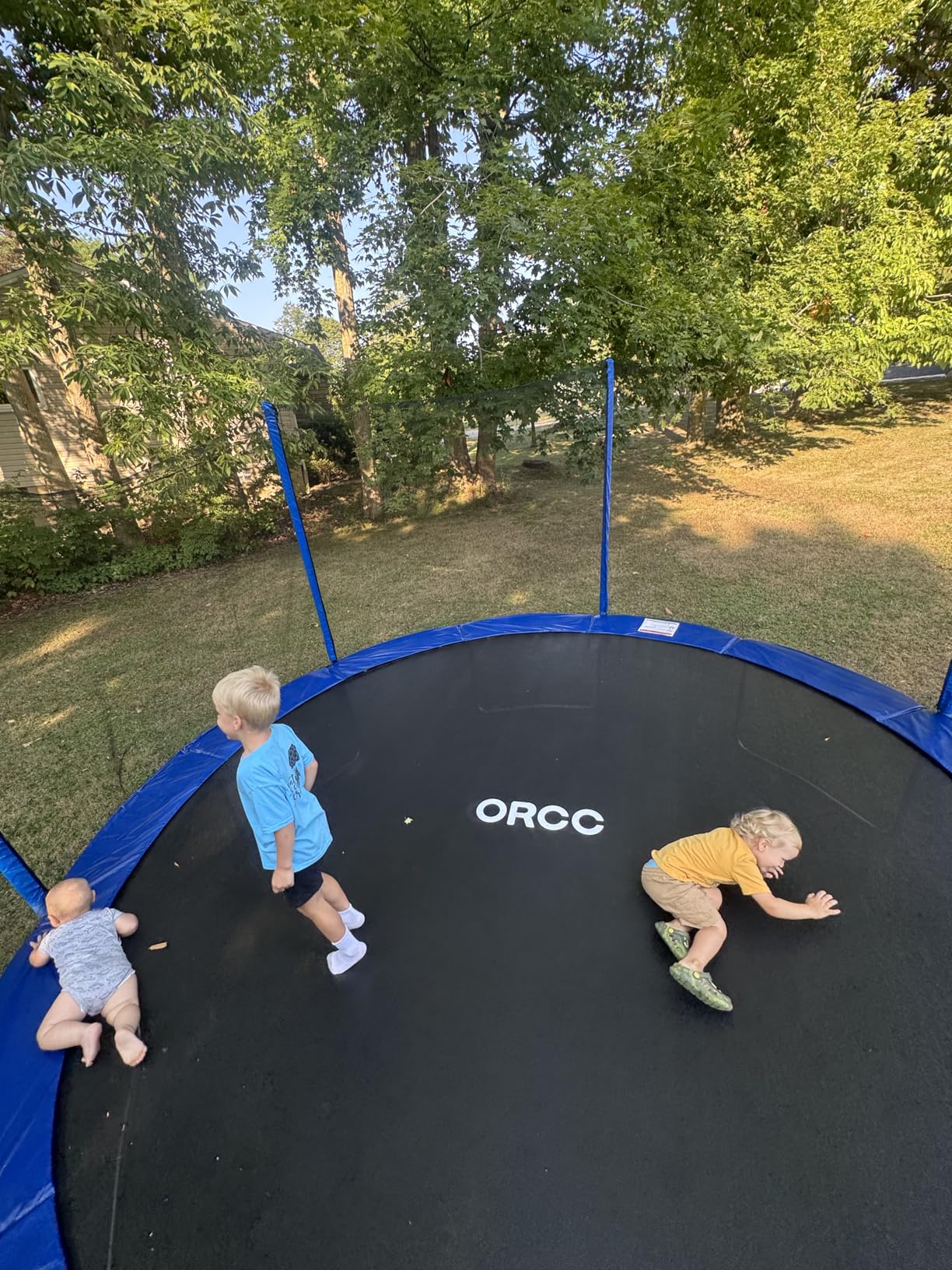 ORCC 1200LBS Weight Capacity Trampoline 16 15 14 12 10 8FT Outdoor Yard Trampolines for Kids Adults Outdoor Yard Trampolines for Kids Adults - Customer Photo 2