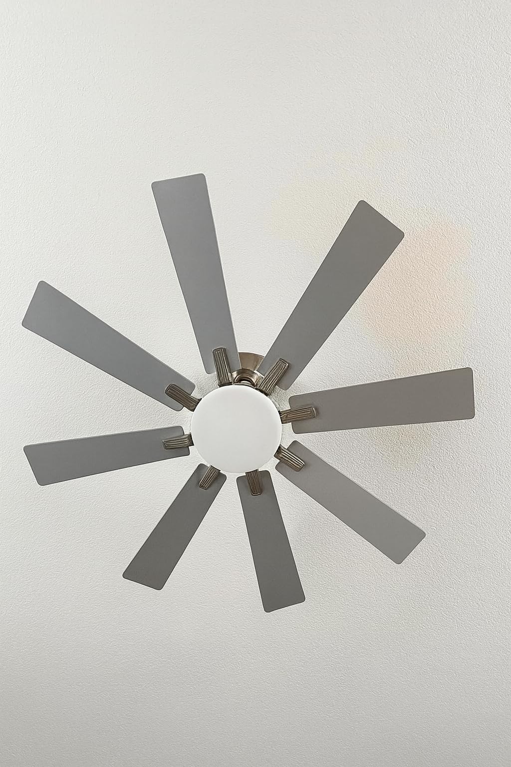 Ceiling Fans with Lights, 52 Inch Ceiling Fan with Light and Remote Control, Reversible DC Motor, 3CCT, Dimmable, Timer, Noiseless, Black Ceiling Fan for Bedroom Living Room, Indoor/Outdoor Use Customer Review Ceiling Fans with Lights, 52 Inch Ceiling Fan with Light and Remote Control, Reversible DC Motor, 3CCT, Dimmable, Timer, Noiseless, Black Ceiling Fan for Bedroom Living Room, Indoor/Outdoor Use - Customer Photo 1