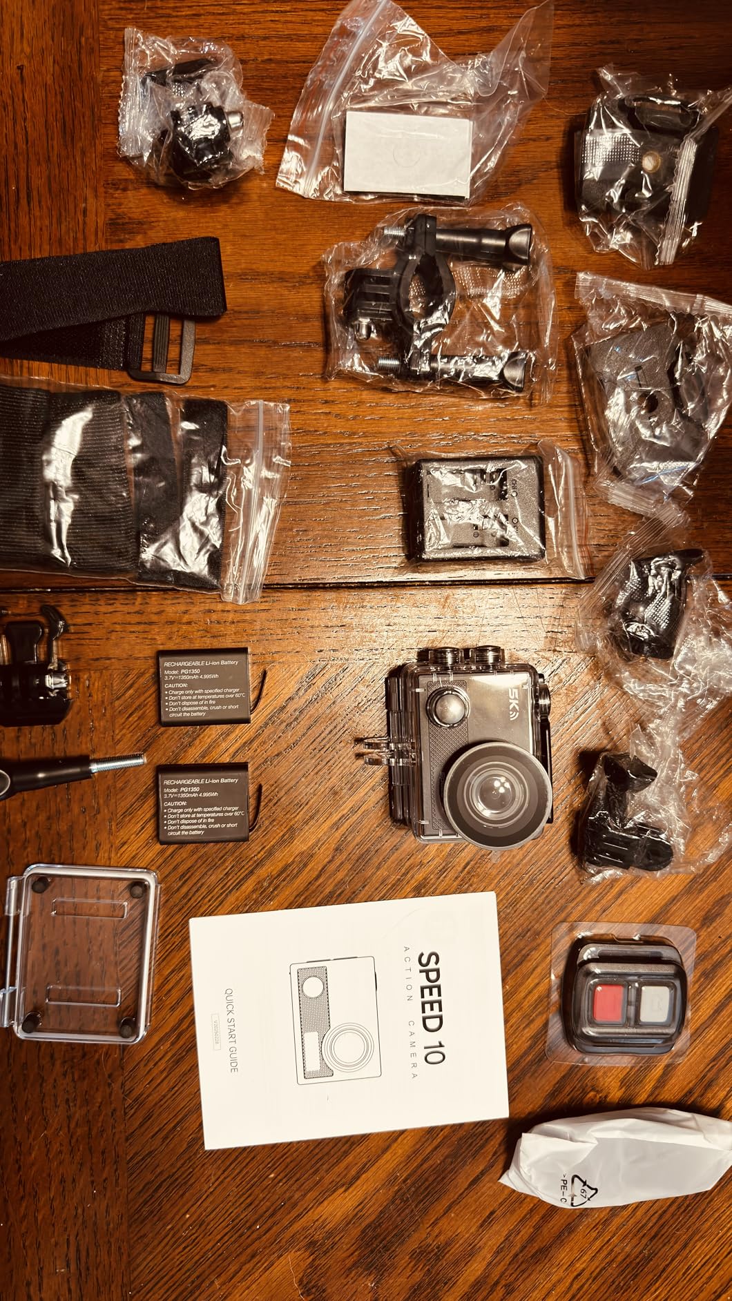 Action Camera 5K 30FPS Waterproof Camera Underwater 131FT with EIS WiFi App Remote Control 64GB Card 170° Wide Angle Sports Helmet Bike Video Black with 64GB Card - Customer Photo 2