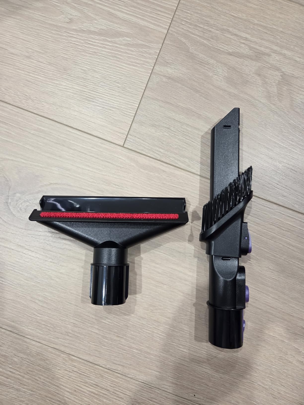 Cordless Vacuum Cleaner, 46KPa/500W Stick Vacuum with 55 Mins Runtime, Self-Standing Vacuum Cleaner for Home, LED Display, Anti-Tangle Brush, Rechargeable Vacuum for Hardwood Floor, Pet Hair (Violet) - Customer Photo 1