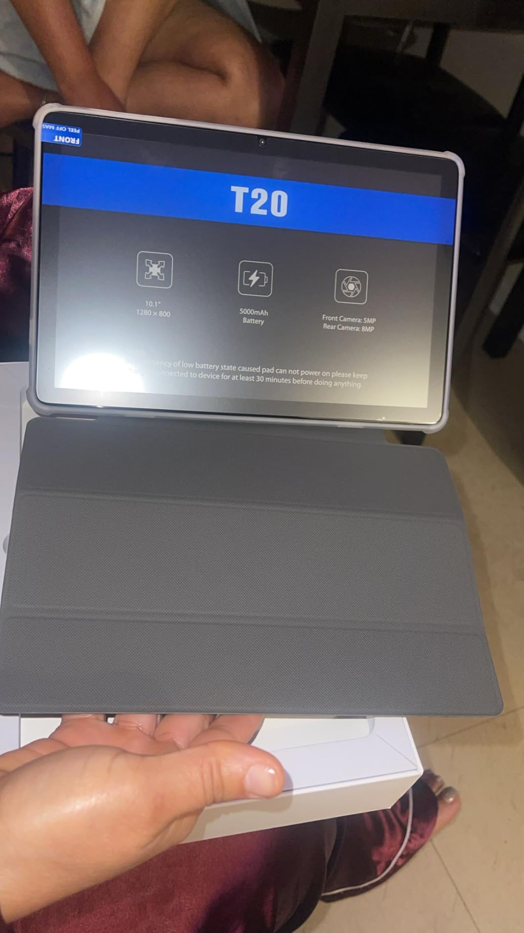 Tablet Android 15, 10 Inch Tablet with Keyboard Mouse Stylus, 24GB+256GB/2TB TF, Gemini AI/Widevine L1/Octa-Core/8MP AI Camera/1080P/5G WiFi/OTG/GPS/Bluetooth 5.0/Face Unlock/Gaming/2 Years Warranty - Customer Photo 2