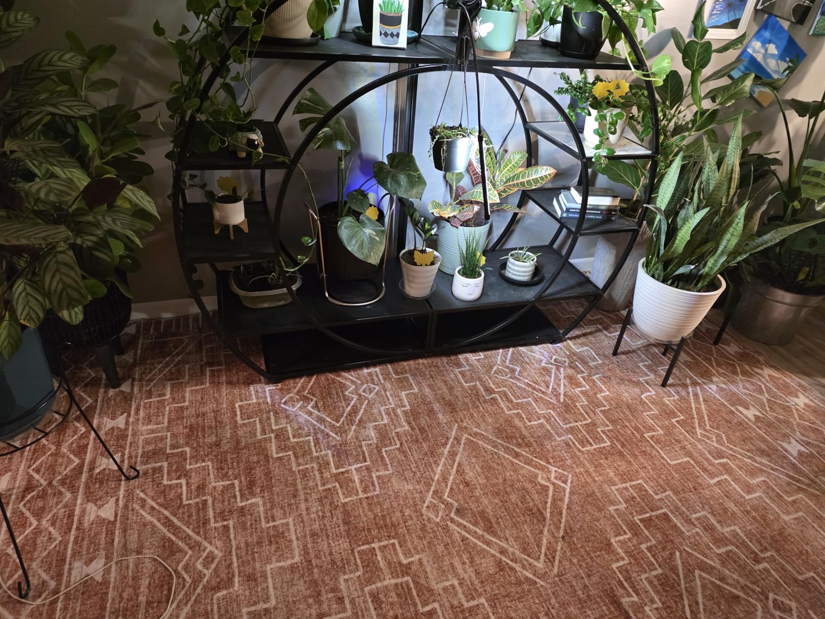 8x10 Area Rugs Living Room Rug: Washable Rug Neutral Lagre Soft Thin Carpet Indoor Floor Non Slip Boho Geometric Moroccan Carpets for Bedroom Dining Room Farmhouse Nursery Office - Beige Customer Review 8x10 Area Rugs Living Room Rug: Washable Rug Neutral Lagre Soft Thin Carpet Indoor Floor Non Slip Boho Geometric Moroccan Carpets for Bedroom Dining Room Farmhouse Nursery Office - Beige - Customer Photo 1