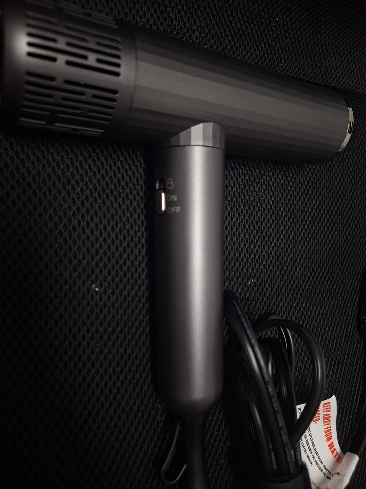 Ionic Professional Hair Dryer with Diffuser for Curly Hair,1600W&110000RPM High Speed Blow Dryer for Women,Fast Drying,Lock Function,Low Noise,Lightweight for Home Travel Salon,Gray - Customer Photo 2