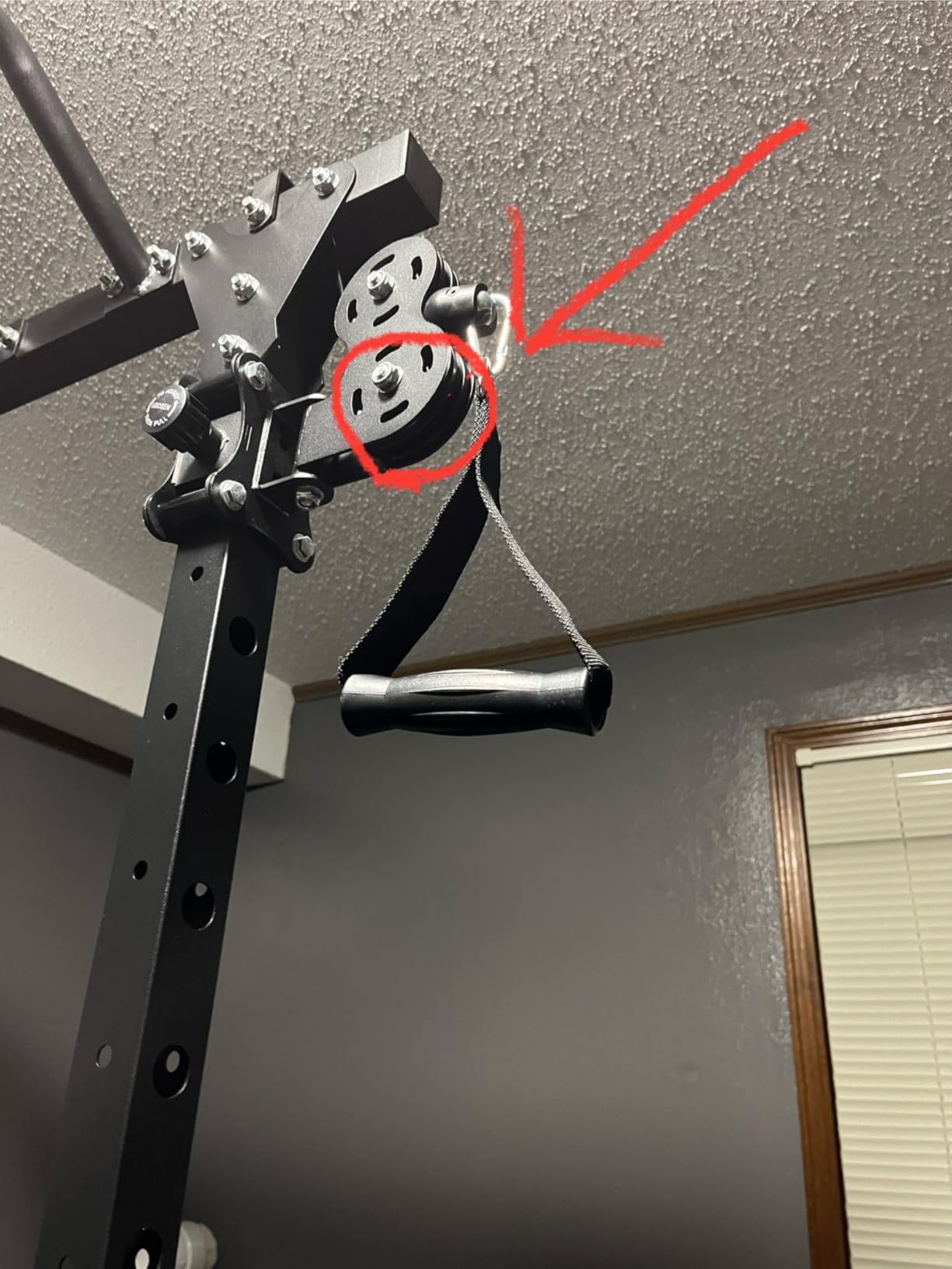 MAJOR FITNESS Drone1 Power Cage - Multi-Function Power Rack for Home Gym, Squat Rack, Cable Crossover System, for Strength Training, Heavy-Duty Steel Construction - Customer Photo 5