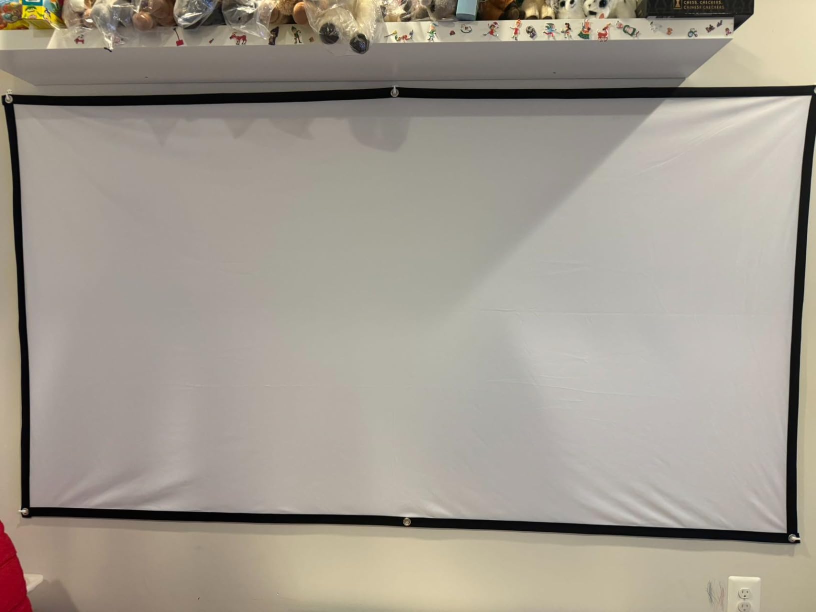 [Built-in Apps/Dolby Audio] FUDONI Smart Projector with WiFi 6 and Bluetooth, 1080P Full HD Projector Compatible with Netflix/ Prime Video/Youtube, Zoom Correction, Movie Proyector for Home & Outdoor - Customer Photo 1