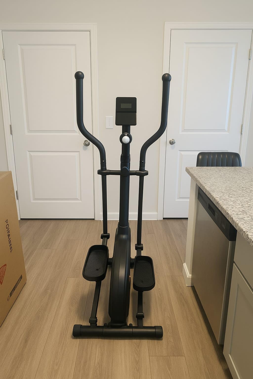 CURSOR FITNESS Elliptical Machine for Home, Elliptical Exercise Machine Elliptical Training Machines with 8 Levels Resistance, Silent Magnetic Elliptical Trainer with 12