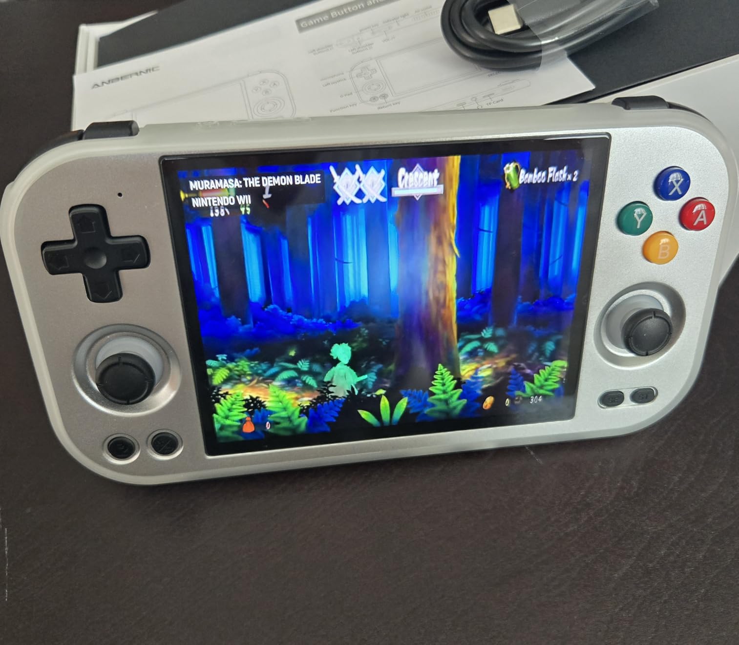 RG477M Retro Handheld Game Console, Aluminum Alloy CNC Dimensity 8300 Android14 System 4.7-inch Touch Handheld Game Console WiFi/Bluetooth Hall joystick RGB light 5300mah 12+ 256gb - Customer Photo 2