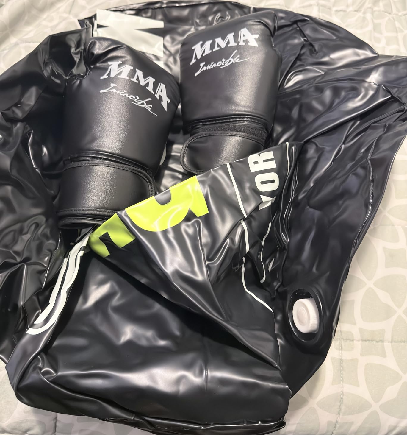 Heavy Freestanding Punching Bag for Adults, 70'' Standing Punching Bag Heavy Bag with Boxing Gloves, Women Men Boxing Training Equipment Kickboxing Bags for Beginners Training MMA Fitness Home Gym - Customer Photo 1