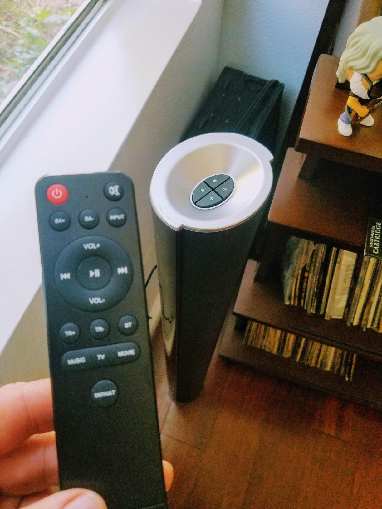 Wohome 2.1 Sound Bar for Smart TV with Built-in Subwoofer, 6 Levels Voice Enhancement, 15 Inches Small TV Soundbar Speakers with Bluetooth 5.3/ARC/Optical/AUX/USB Connection, 3 EQ Modes, Wall Mount Customer Review Wohome 2.1 Sound Bar for Smart TV with Built-in Subwoofer, 6 Levels Voice Enhancement, 15 Inches Small TV Soundbar Speakers with Bluetooth 5.3/ARC/Optical/AUX/USB Connection, 3 EQ Modes, Wall Mount - Customer Photo 1