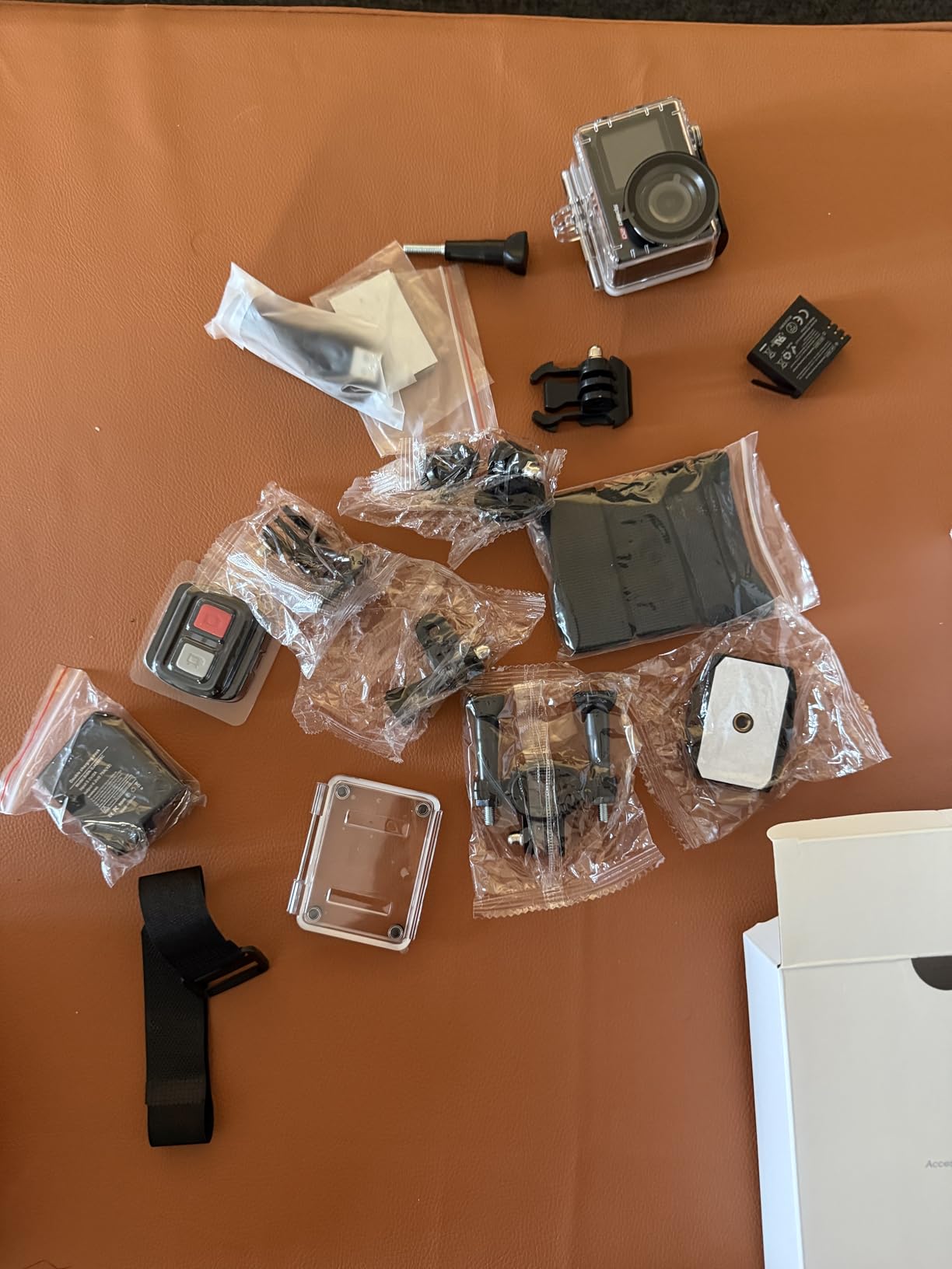 Action Camera 4K 60FPS with Touch Screen 20MP Waterproof Camera Underwater 131FT with EIS for Snorkeling Helmet Bike 170° Wide Angle Remote WiFi 5XZoom - Customer Photo 4