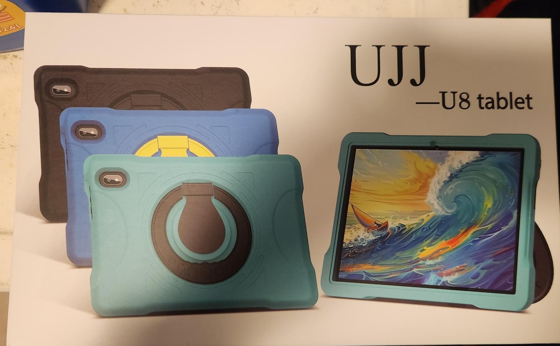 Kids Tablet 10 Inch Android 15 Tablets, 30GB RAM 64GB ROM 1TB Expand, Octa-Core Tablet with Gemini AI, 6000mAh, 5G WiFi, HD IPS Display, Widevine L1, Parental Control, Drop-Proof EVA Case (Green) - Customer Photo 2