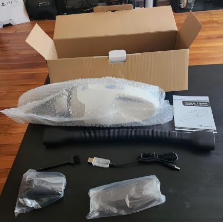 Handheld Vacuum Cordless,Car Hand Cordless Rechargeable,Powerful Suction Hand Held Vacuum with LED Light/Multi Accessories,1.6lbs Car Mini Portable Vacuum Cleaner for Home Office Pet - Customer Photo 2