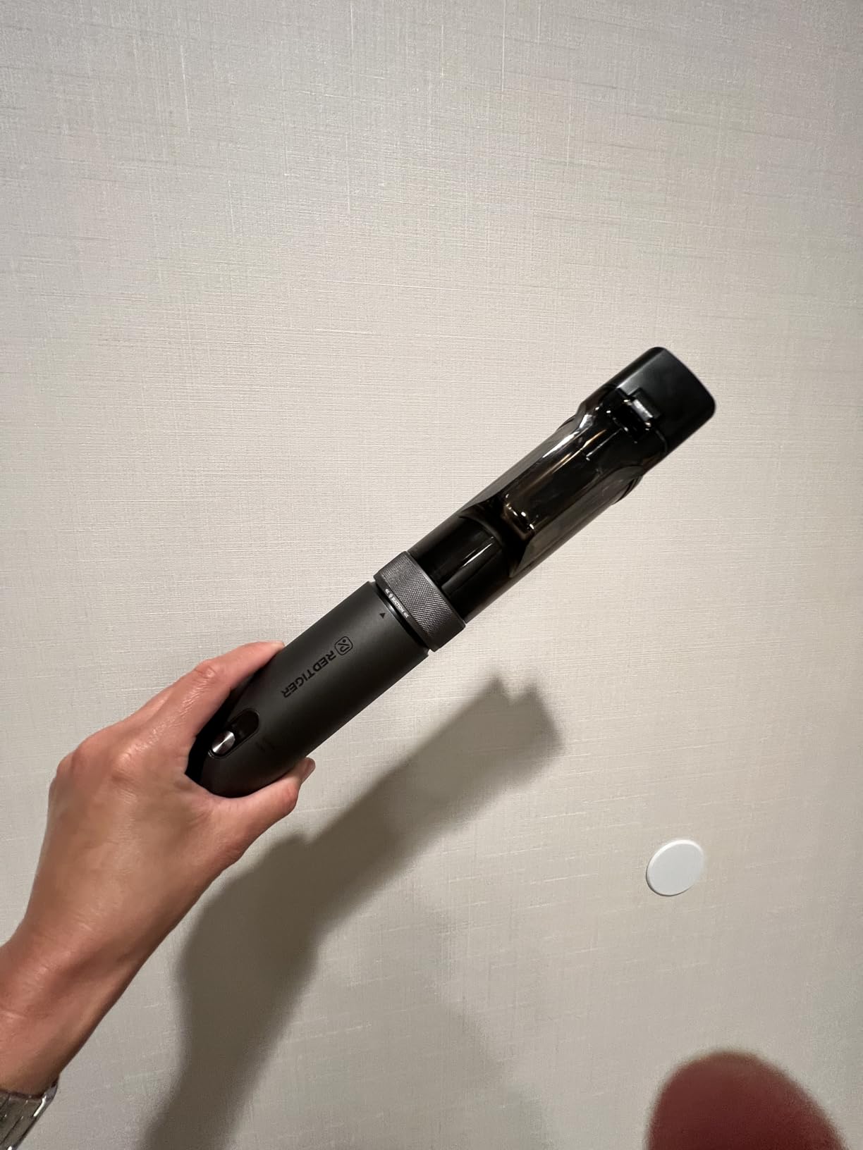 REDTIGER Car Vacuum Cordless, 21000PA Portable Handheld Vacuum Up to 70 Mins Runtime, 3.5H USB-C Fast Charge, Lightweight 4 in1 Mini Hand Held Cleaner Power for Car Home Outdoor Camp Pet Food Black - Customer Photo 2