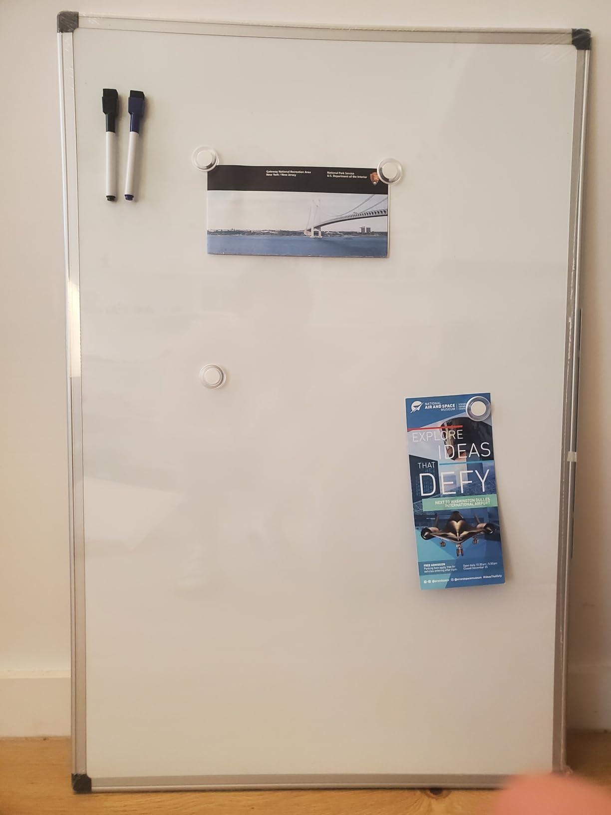 VUSIGN Magnetic Whiteboard for Wall, 24