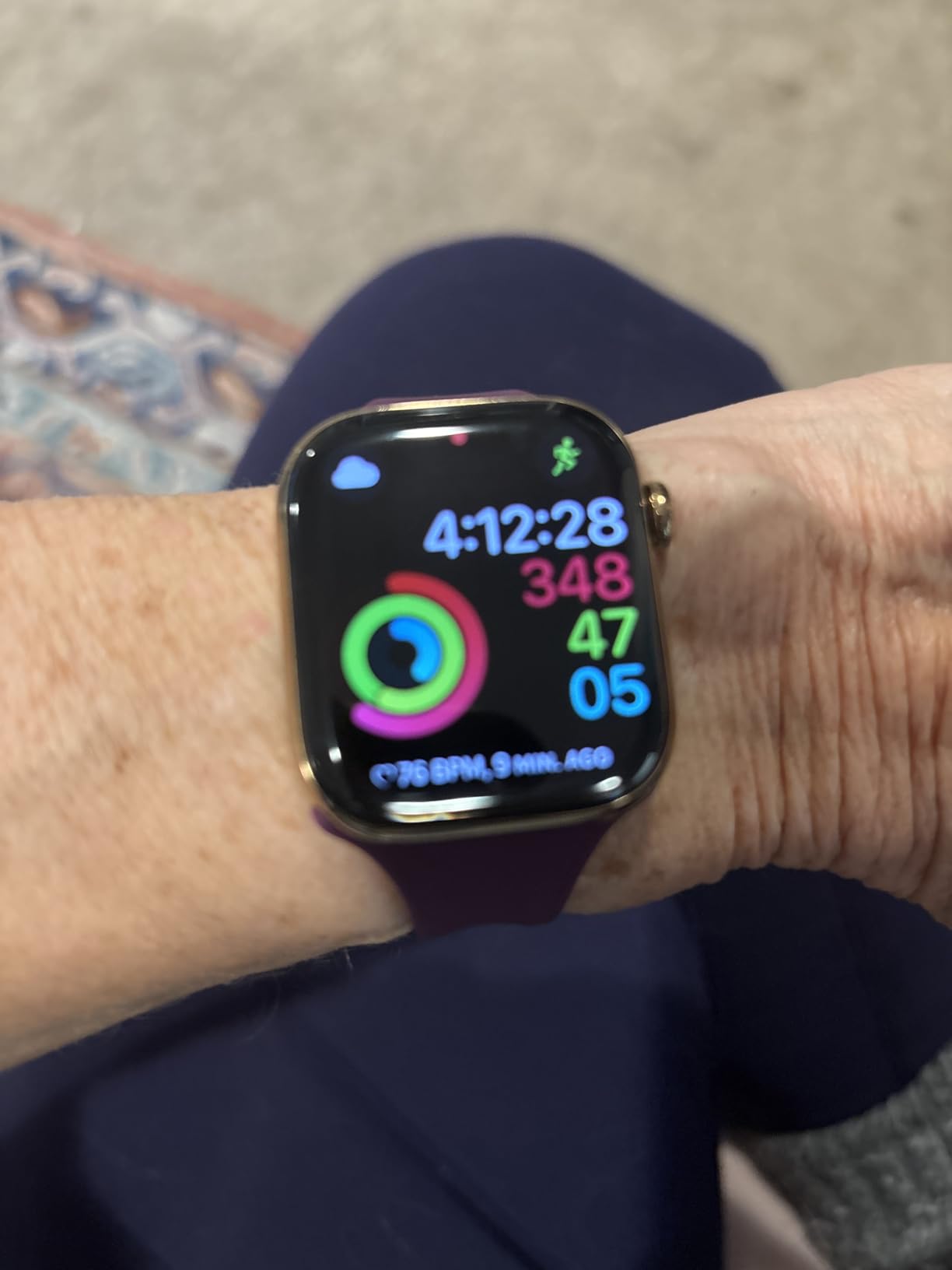 Apple Watch Series 11 [GPS 46mm] Smartwatch with Jet Black Aluminum Case with Black Sport Band - M/L. Sleep Score, Fitness Tracker, Health Monitoring, Always-On Display, Water Resistant - Customer Photo 1