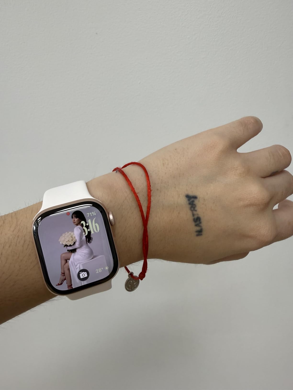 Apple Watch Series 11 [GPS 42mm] Smartwatch with Rose Gold Aluminum Case with Light Blush Sport Band - S/M. Sleep Score, Fitness Tracker, Health Monitoring, Always-On Display, Water Resistant - Customer Photo 2