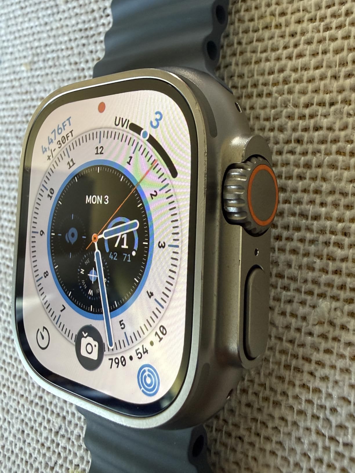 Apple Watch Ultra 3 [GPS + Cellular 49mm] Running & Multisport Smartwatch w/Rugged Titanium Case w/Black Alpine Loop - L. Satellite Communications, Advanced Health & Fitness Tracking - Customer Photo 2