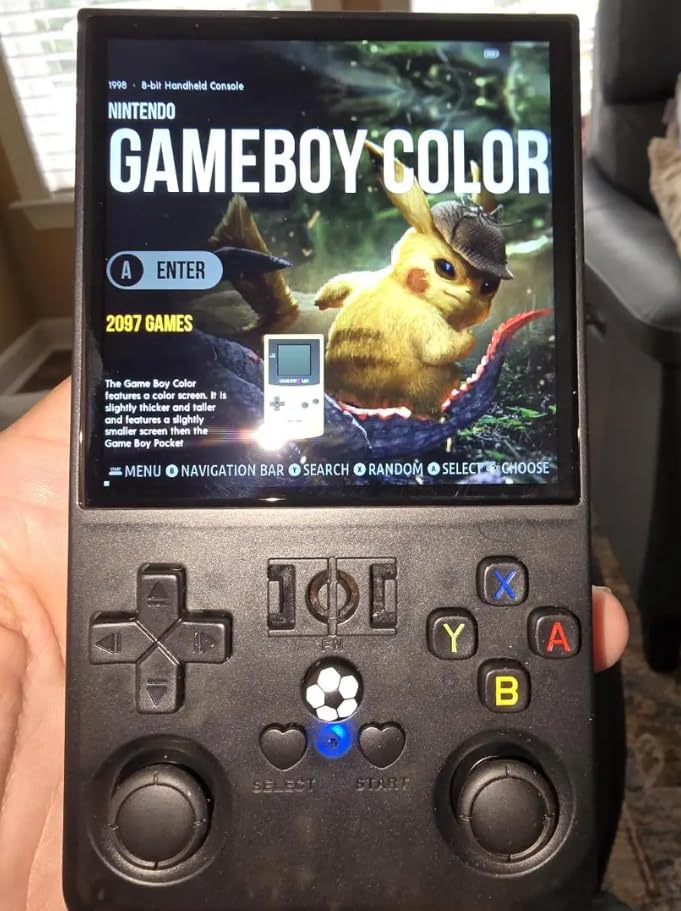 R36MAX Retro Handheld Game Console – 18,000+ Classic Games, 4.0