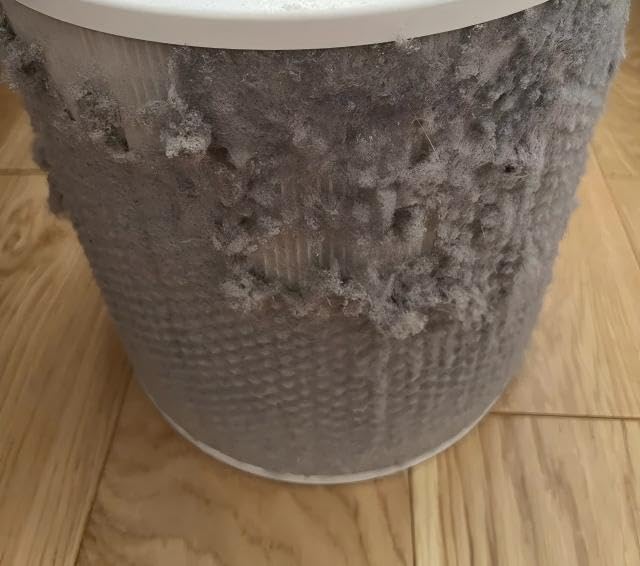 Air Purifiers for Home Large Room Cover Up to 1500 Ft² with True HEPA Filter, 20dB Sleep Mode, 360° Air Intake & Outlet, Air Cleaner for Bedroom Pets, 7 Color Light, HAP604, Bright White - Customer Photo 1