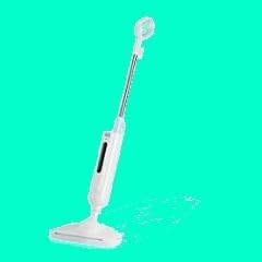 Sweetcrispy Steam Mop for Floor Cleaning,Lightweight Floor Steamer Cleaner for Hardwood/Tile/Laminate Floors Carpet, 2 Washable Pad,White and Grey - Customer Photo 1