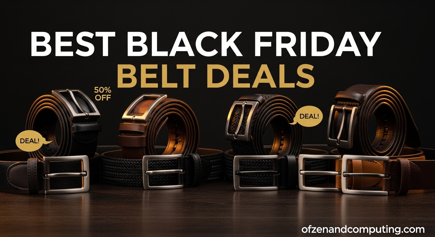 Best Black Friday Belt Deals