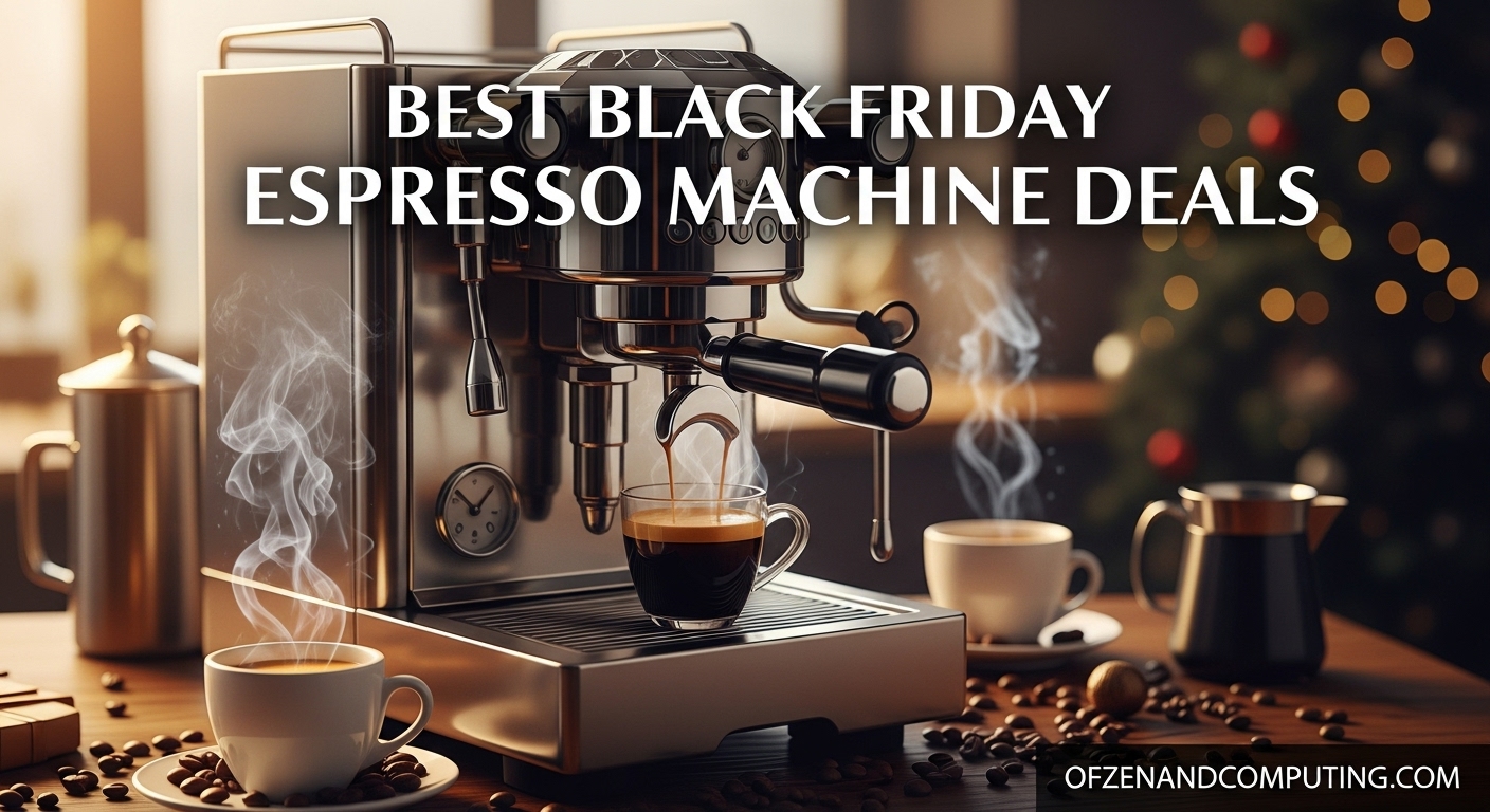 Best Black Friday Espresso Machine Deals