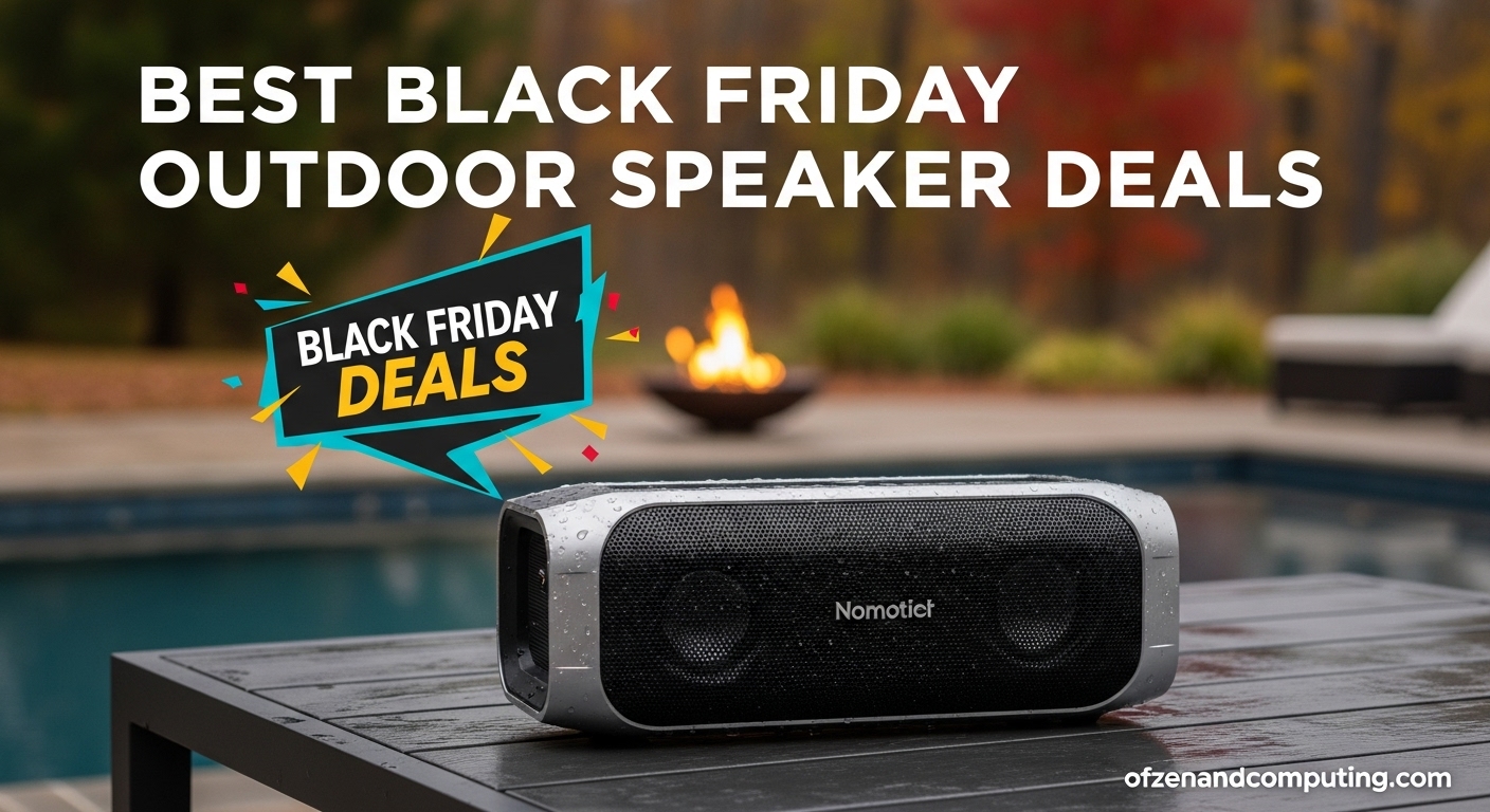 Best Black Friday Outdoor Speaker Deals