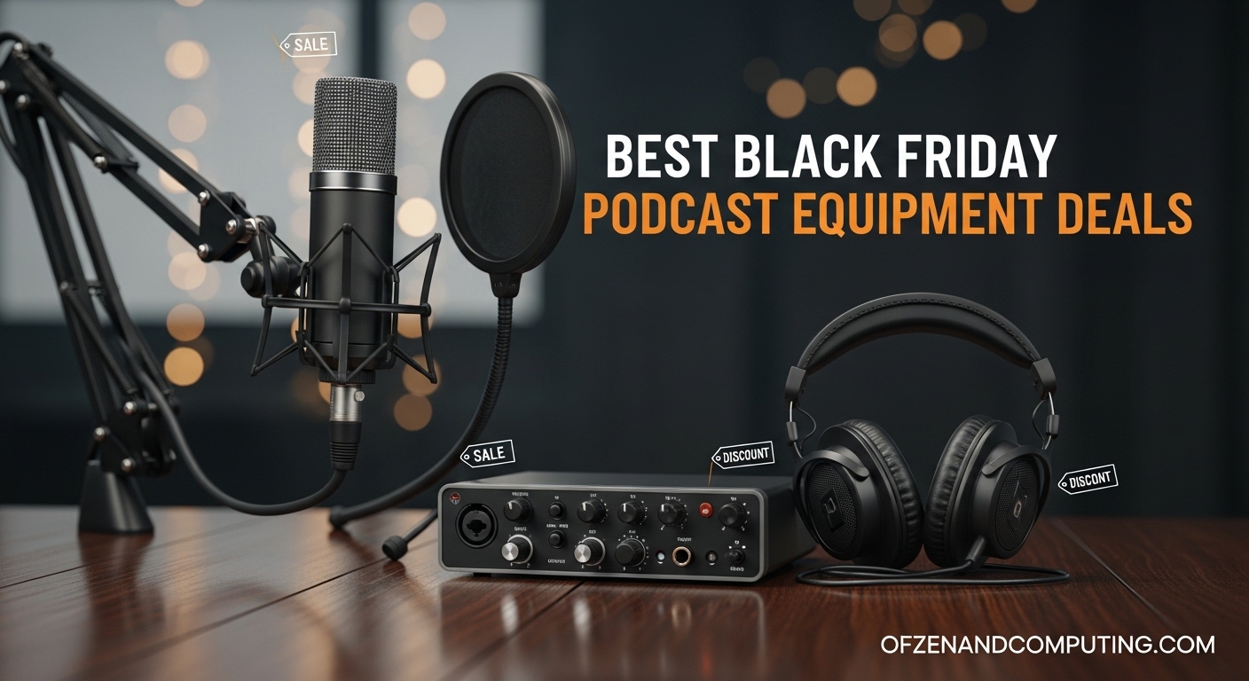 Best Black Friday Podcast Equipment Deals