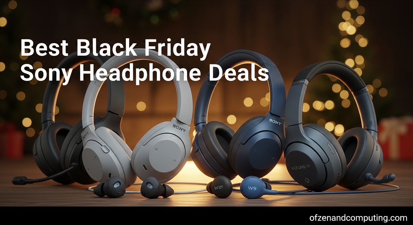 Best Black Friday Sony Headphone Deals