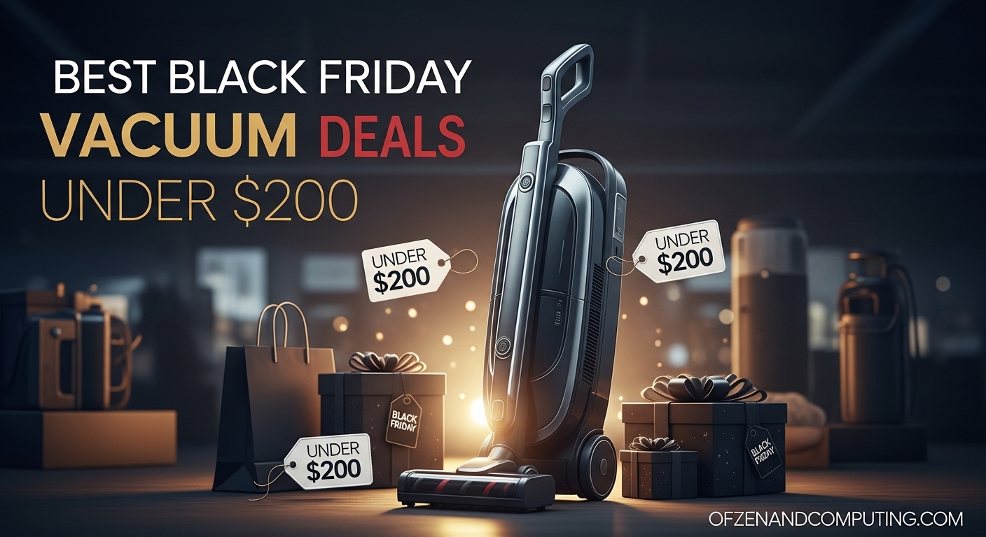 Best Black Friday Vacuum Deals Under $200