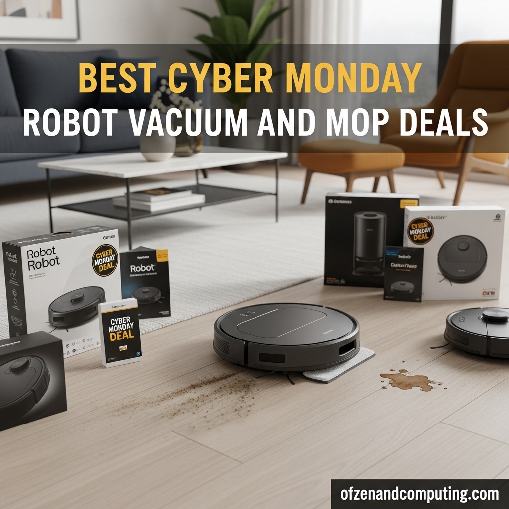 Best Cyber Monday Robot Vacuum and Mop Deals