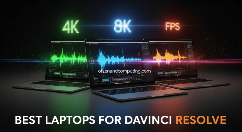 Best Laptops for DaVinci Resolve