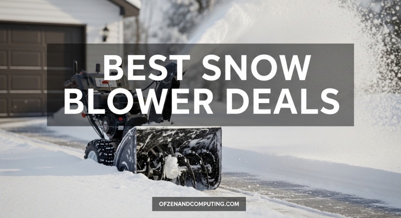 Best Snow Blower Deals